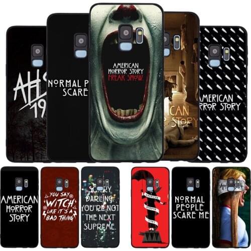 TV American Horror Story AHS 1984 Black Silicone Soft Phone Case For Samsung Galaxy S20 S10 S9 S8 Plus Lite NOTE 10 9 8 S7 EDGE
