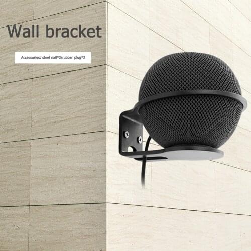 Wall Mount for Apple HomePod Mini Aluminum Alloy Wall Hanger Stand with Screws Electronic Machine Game Parts
