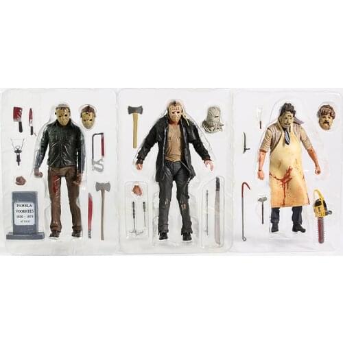 NECA : The Final Chapter Jason Voorhees / The Texas Chainsaw Massacre 7" Action Figure Collectible Model Toy
