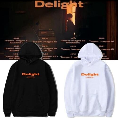 2020 new KPOP EXO BAEKHYUN unisex Hoodies Sweatshirt Delight pullover men and women printed sweatshirts casual top
