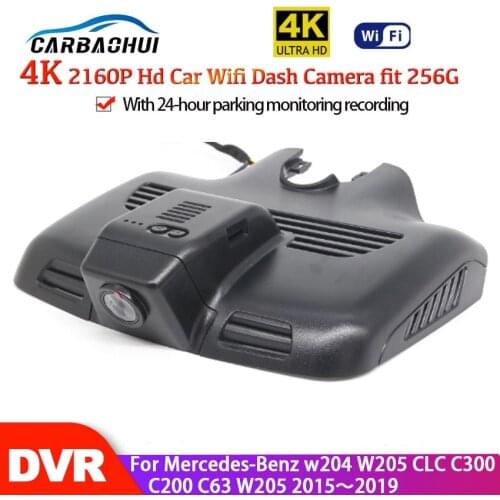 4K Hidden HD 2160P Car DVR Video Recorder Wifi DVR dash cam Camera For Mercedes-Benz w204 W205 CLC C300 C200 C63 W205 2015～2019
