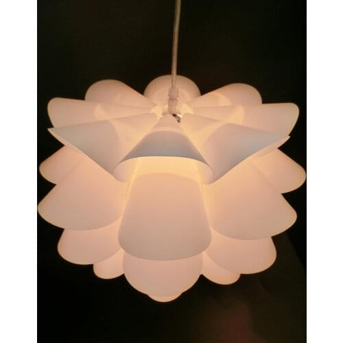 Modern Lotus Flower Lampshade Lamp Shade for Ceiling Pendant Light Home Decor Office Hotel Bar Decoration DIY (Self-Assembly)
