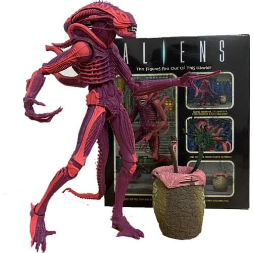 Xenomorph Aliens Predator Action Figures NECA Alien Figure Egg Facehugger Collectible Model Toy Set