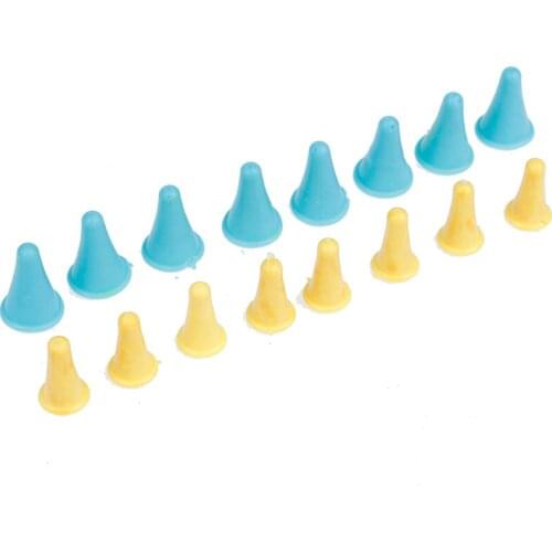 16pcs Knitting Needles Point Protectors Cap For Needle Knitting Craft Sewing Tools Weaving Knitting Protect Tools random color