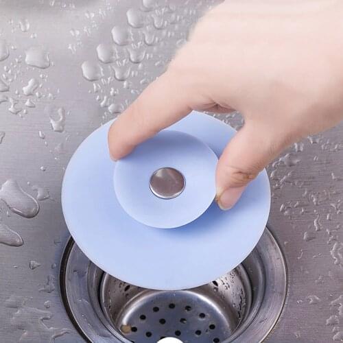 2pcs/set of kitchen rubber bathtub sink floor drain plug sink filter mesh bathroom drain plug laundry sink plug accessories