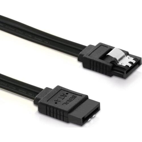 2PCS SATA cable Lowest price Hard Disk Drive Data Serial ATA Straight Cable 26AWG for HDD SSD Cord line