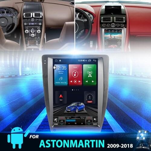 Android 10.0 car radio For AstonMartin 2009-2018 2Din Car GPS Navigation 12.1 inch DVD Multimedia Player head unit Stereo