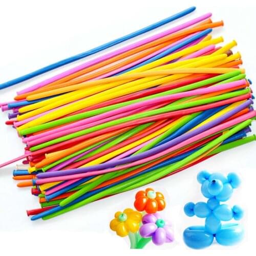 1/10/20pcs/lot Mix color Long balloon Wedding Birthday Party Decoration Magic Ballons Kids Assorted Latex Long toys@3