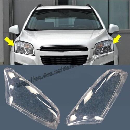 For Chevrolet Trax 2014 2015 2016 Headlight Headlamp Lens Cover LEFT and RIGHT high quality Car modification accessories