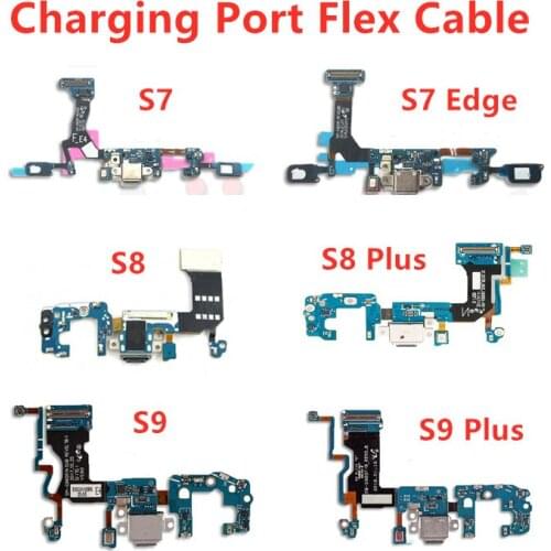 For Samsung Galaxy S7 G930F S7 Edge G935F S8 G950F S8 Plus G955F S9 G960F S9 Plus G965F USB Charging Dock Connector Flex Cable