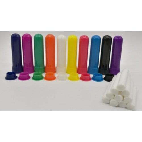 Essential Oil Aromatherapy Colored Blank Nasal Inhaler Tubes Sticks, Empty Nasal Inhalers fast shipping