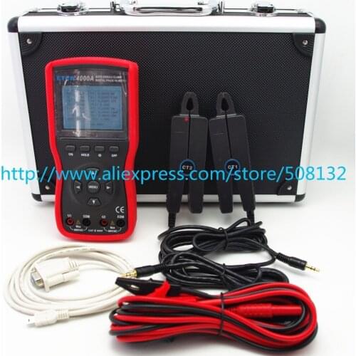 ETCR4000A Intelligent Double Clamp Digital Phase Volt-Ampere Meter