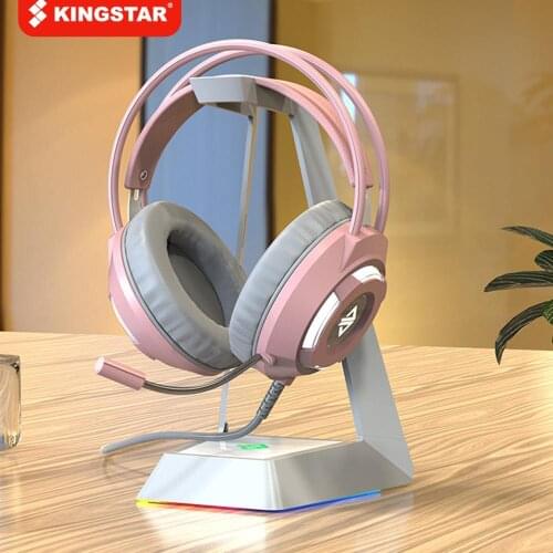 KINGSTAR Gaming Headset Over-ear Headphones Wired Game Earphones with Microphone 7.1 Deep Bass Stereo for PS4 Xbox PC