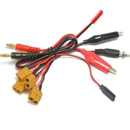 HTRC Charge Cables Set With XT60 Connector for RC Charger IMAX B6 B6AC B6 V2 B6 Mini HTRC B6V2 etc