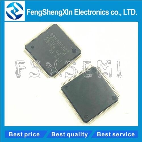 5pcs/lot New STM32F207VET6 STM32F207 LQFP100 ARM-based 32-bit MCU IC