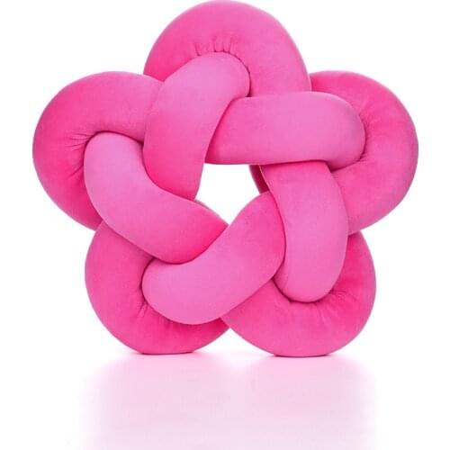 Nordic Style Handmade Knotted Cushion Decorative Sofa Pillow Living Room Round Knot Ball Floor Cushion