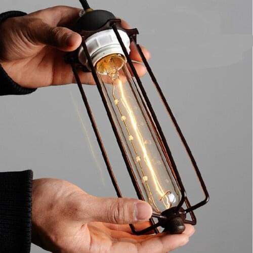 Single head Pendant Lights retro industrial style creative personality cafe hotel bar American country lamps zcl