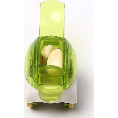 Rolling Cutter Machine Garlic Chopper Grater Grinding Garlic Ginger Press Kitchen Cooking Accessories Tools Mini Green