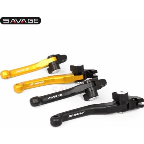 CNC Pivot Brake Clutch Lever For SUZUKI RMZ 250 2013 RMZ250 RMZ 450 2014 2020 LOGO RM-Z Motorcycle Accessories Dirt Bike Levers