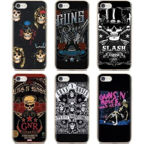 Silicone Case Cover Band-Guns-N-Roses-Cross-GNR For Xiaomi mi Redmi Note 3 4 4X 5 6 7 8 8t 9 9s 9t 10 pro lite