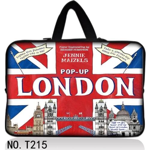 London Flag Laptop Sleeve Bag 11.6 12 13.3 14 15.6 Laptop Bag Case For Macbook Dell HP Asus Acer Lenovo Notebook Sleeve Cover