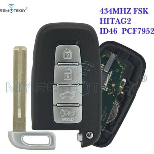Remtekey SY5HMFNA04 Smart key 4 button 434Mhz ID46-PCF7952 for Kia Sportage Hyundai IX35
