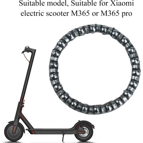 Electric Scooter Fork Bearing Bowl Rotating Parts Silver Spare Parts Vertical Rod Rotating Ball Steering Device For Xiaomi M365