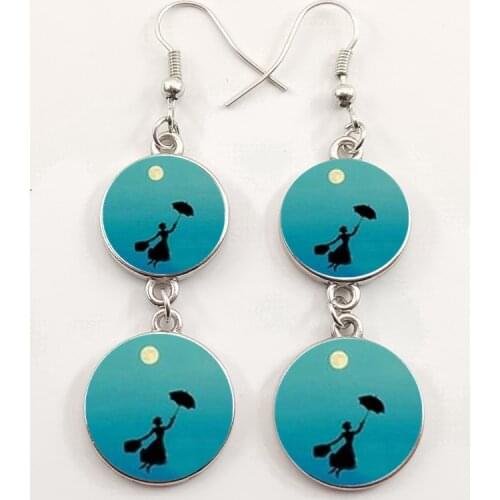 2020 New Fashion Mary Poppins Earrings Steampunk Mary Poppins Earrings Female Gift Wedding Bridal Jewelry Souvenir Mother