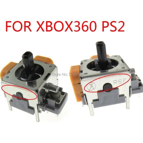 10PCS Original new 3D Analog Joystick stick For Xbox 360 XBOX360 For PS2 ps2 Controller for PS2 Joystick Joystick Yellow