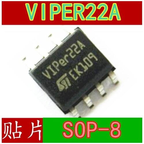 10pcs VIPER22A VIPER22ASTR SOP-8