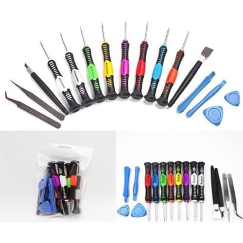 16 In 1 Mobile Phone Repair Tools Kit Pry Opening Tool Screwdriver Set For IPhone IPad Samsung Cell Phone Hand Tools Set