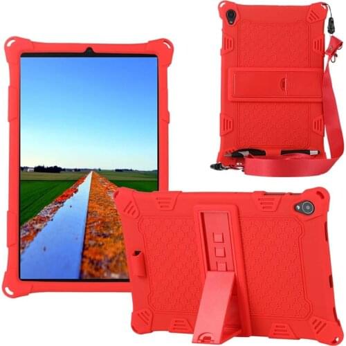 Tablet Case For Alldocube iPlay 40 10.4" Anti-Drop Protection Soft Silicon Stand Holder with Lanyard Strap
