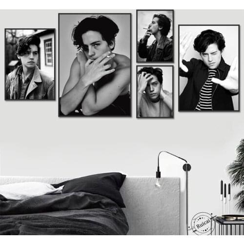 Cole Sprouse Poster Prints Hot New TV Series Movie Star Actor Art Canvas Oil Painting Wall Pictures For Living Room Home Decor