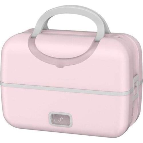 Electric Lunch Box Double Layer Rice Cooker Stainless Steel Food Heater Warmer