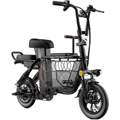 Electric Bicycle 12 inch 48V Lithium Battery Brushless Motor Foldable
