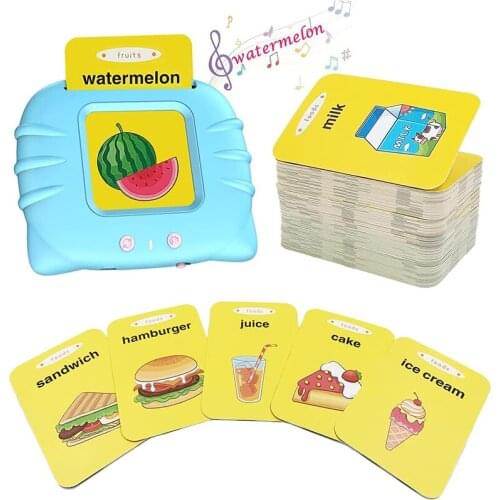 Toys for Kids Educational Talking Electronic Book Cards English Language Learning Montessori Education Toys for Children Gift
