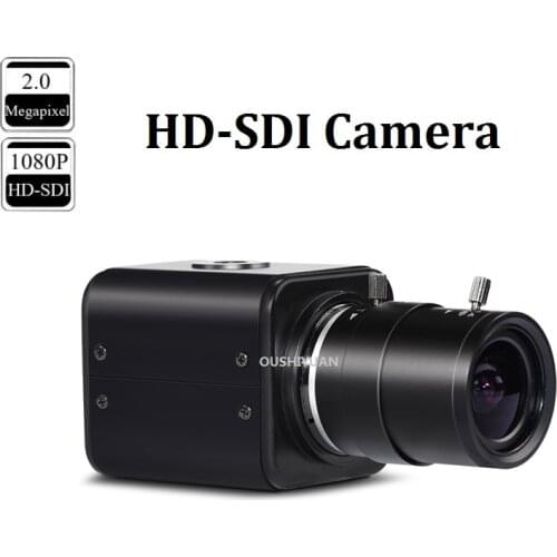 CCTV Industrial Panasonic HD SDI Camera 2.0MP 1080P Lens 2.8-12mm Security Box Mini SDI Camera