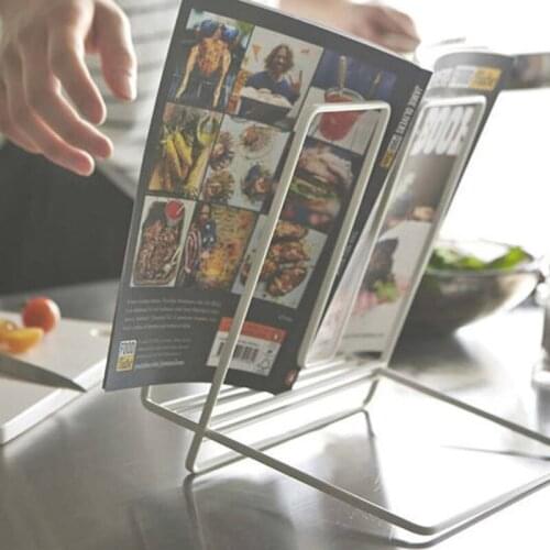 Creative Geometric Storage Rack Simple Wrought Iron Organizer Tablet Book Newspaper Multifunction Display Stand Holder Gifts