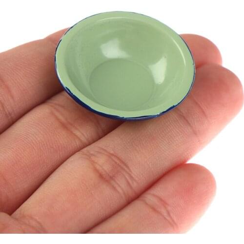 1/12 Dollhouse Miniature Retro Mini Soup Pots Kitchen Accessories Toys Metal