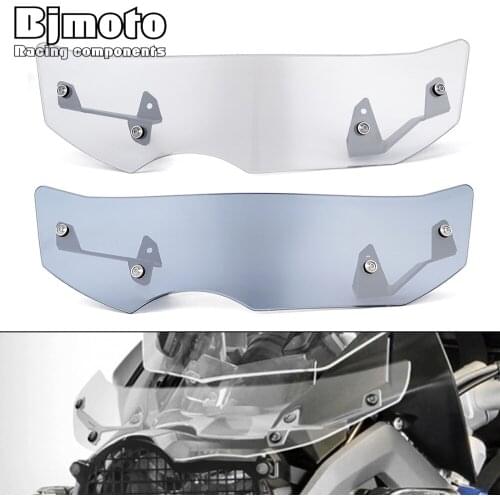 Motorcycle Upper Wind Deflector Windscreen Windshield For BMW R1200GS LC 2013-2019 R1250GS ADV 2019-2021