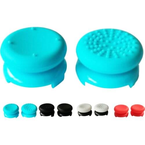 2Pcs Hand Grip Extenders Caps for Switch Joncon Thumb Grips High-Rise Covers For Nintendo Switch Low-Rise Cover