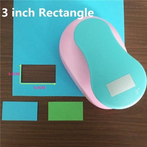 Big Rectangle EVA foam puncher paper cutter for greeting card handmade DIY craft punch furador scrapbook Rectangular hole punch