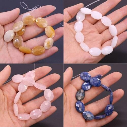 Natural Stone String Beads Tiger Eye Lapis lazuli Spacer Crystal Beads for Jewelry Making DIY Necklace Bracelet Accessories