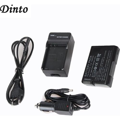 Dinto 1pc EN-EL14 ENEL14 EN EL14 Rechargeable Battery + EU/US Car Charger for Nikon D5300 D5200 D5100 D3200 D3100 D3300
