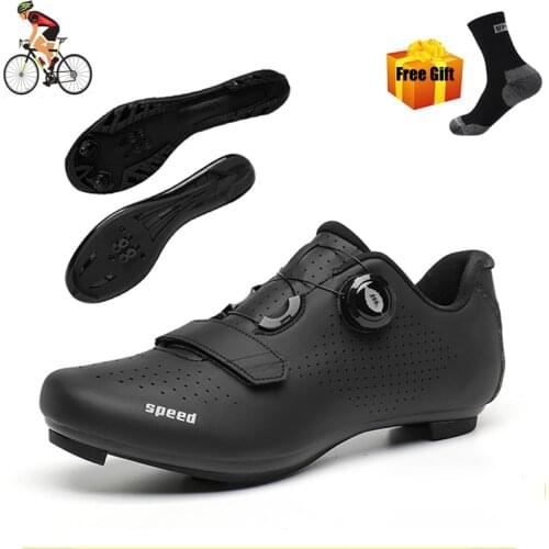 Road Cycling Shoes Men Bike Sneakers Outdoor Black Sports Ultralight Zapatillas Ciclismo Self-locking Bicycle Shoes