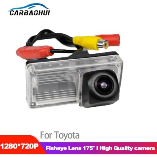 HD 1280x720P 175° fisheye lens starlight night vision car rear view camera For Toyota Reizr /Prius For Toyota Land Cruiser LC
