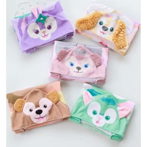 1 Pc cute cartoon Duffy hooded bath towel bathrobes absorbent towel cloak childrens blanket