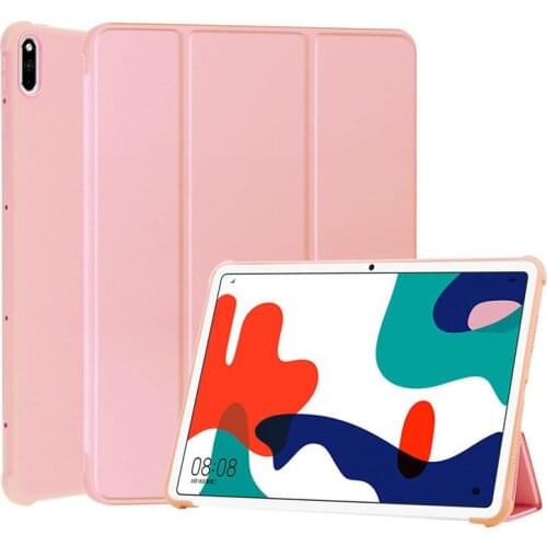 Tablet Leather Protective Cover For Huawei Matepad 11 (2021)10.95 inch Case For Huawei Matepad 10.4 V6 Silicone Soft Smart Cover