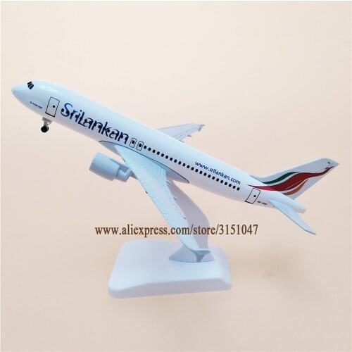20cm Alloy Metal Air Srilankan Airlines Airbus 320 A320 Airways Airplane Model Plane Model Stand Diecast Aircraft