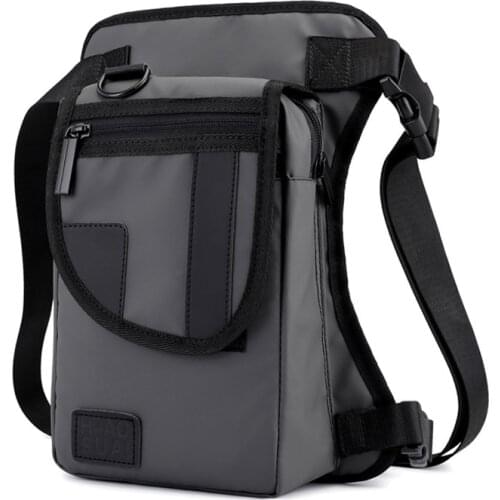 Motorcycle Drop Leg Side Bag Waterproof Outdoor Casual Waist Bags Motorbike Fanny Pack Moto Sling Crossbody Shoulder Bags Male